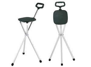 BASTÓN CON ASIENTO PLEGABLE
