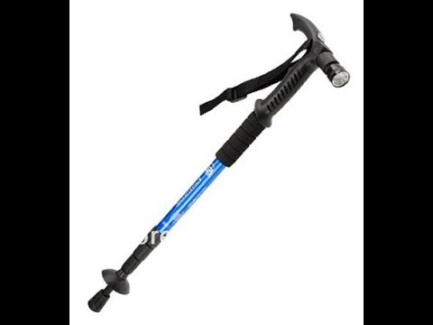 BASTON DE SENDERISMO CON LAMPARA LED