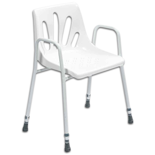 SILLA DE DUCHA CON REPOSABRAZOS